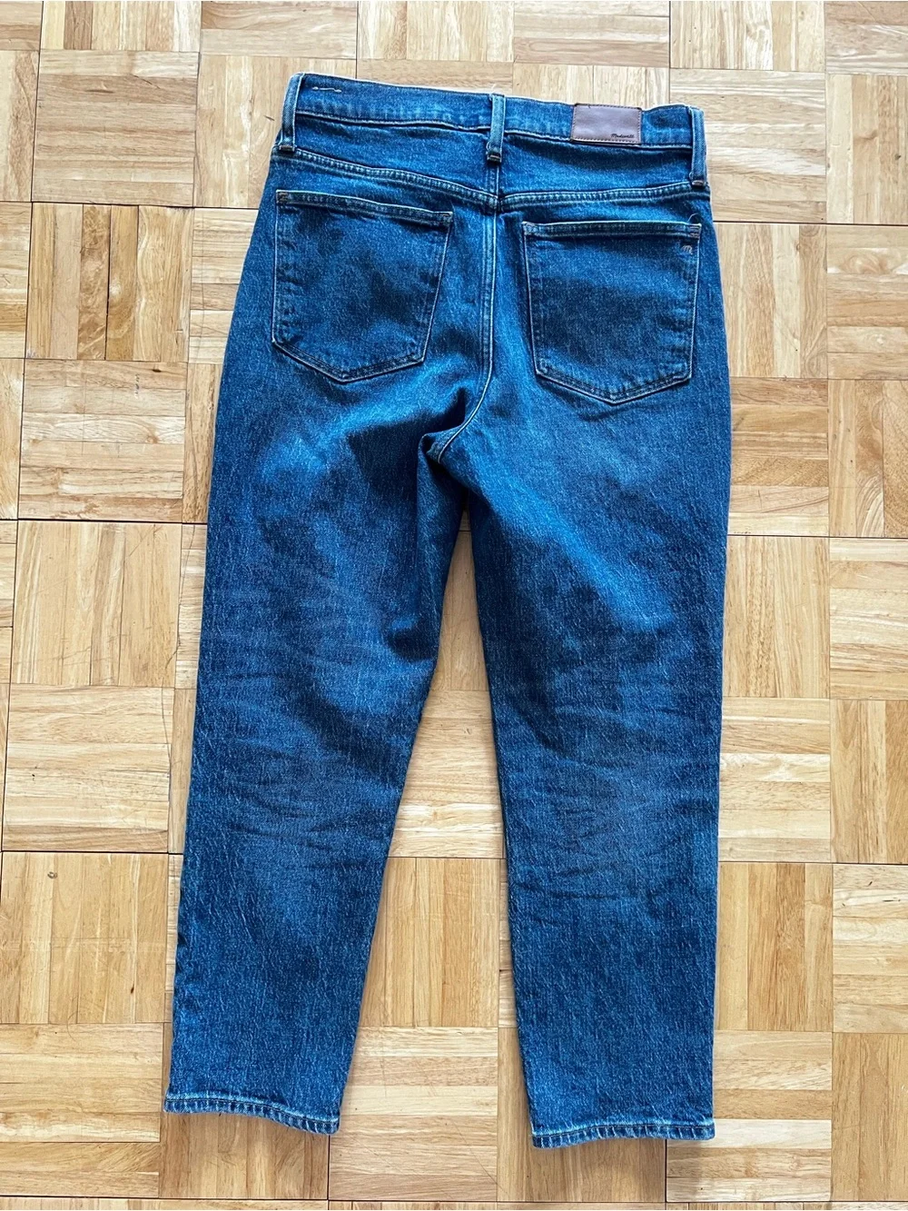 Madewell High Waist Classic Straight Leg Jeans Size 29 Medium Wash Minimalist